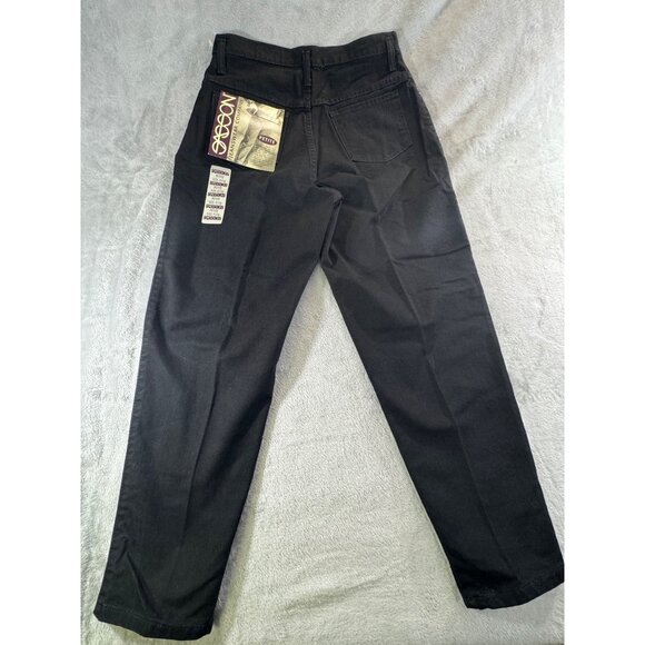 Sasson Jeans Women's 15/16 Petite Black Denim High Waisted Straight Leg NWT - Picture 2 of 16